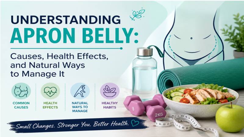 Understanding Apron Belly: Causes, Health Effects, and Natural Ways to Manage It